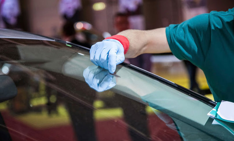 repairing scratched car glass